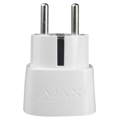 AJAX - Enchufe inteligente con control remoto Inalámbrico 868 MHz Jeweller 230 VAC 50 Hz / Hasta 2.5 kW (11 A) Medidor de consumo Color blanco - Imagen 3