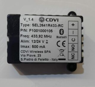 CDVI - Receptor 433Mhz RX CUBE Bluethooth