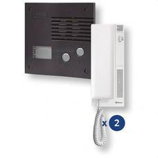 GOLMAR - Kit audio K-202 2 viviendas grafito