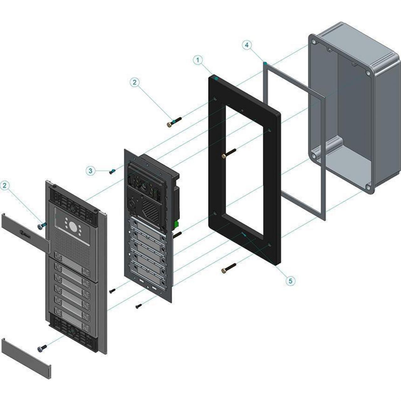 GOLMAR - Marco adaptador N621/ROCK 45x278mm - Imagen 2