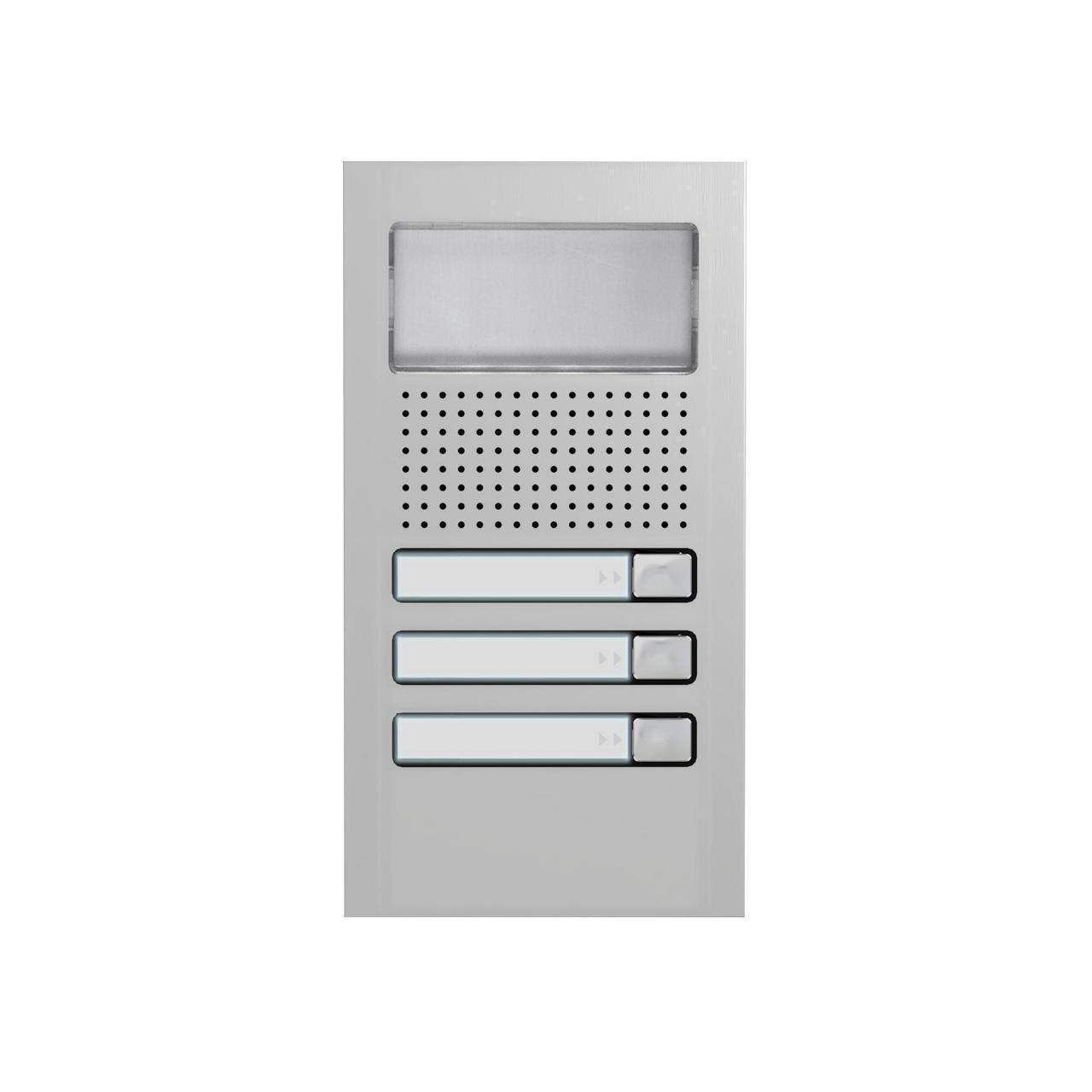 GOLMAR - Módulo rejilla N1130/AL 3 pulsadores compacta - Imagen 2