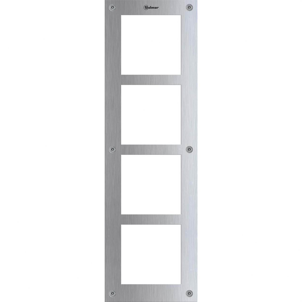 GOLMAR - Marco inox 4 módulos NX6004 - Imagen 2