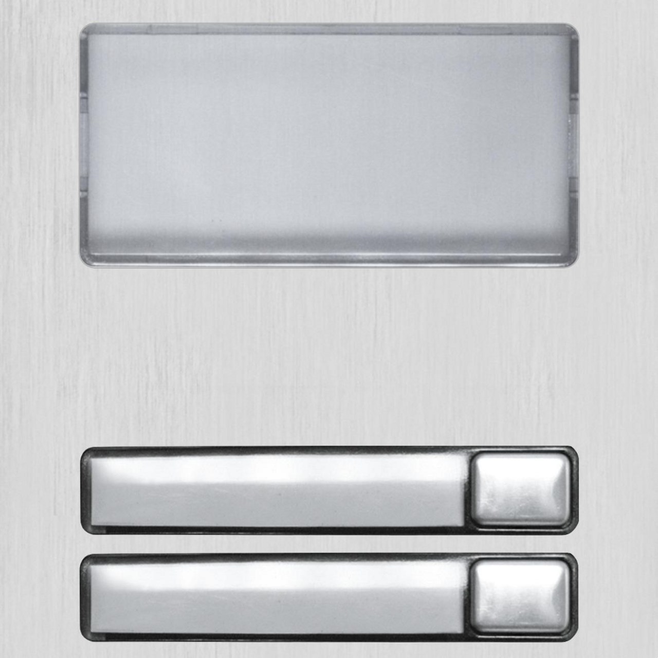 GOLMAR - Módulo pulsadores N3121/AL 2 pulsadores visor - Imagen 2