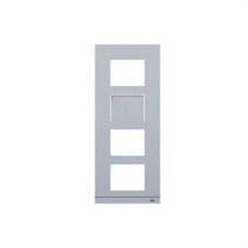 NIESSEN - Placa calle vídeo-audio IP tamaño 1/4 aluminio