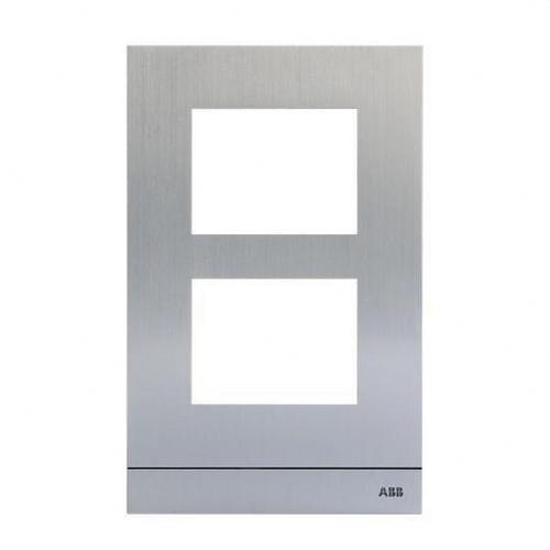 NIESSEN - Placa de calle 8 módulos tamaño 2/4 aluminio - Imagen 2