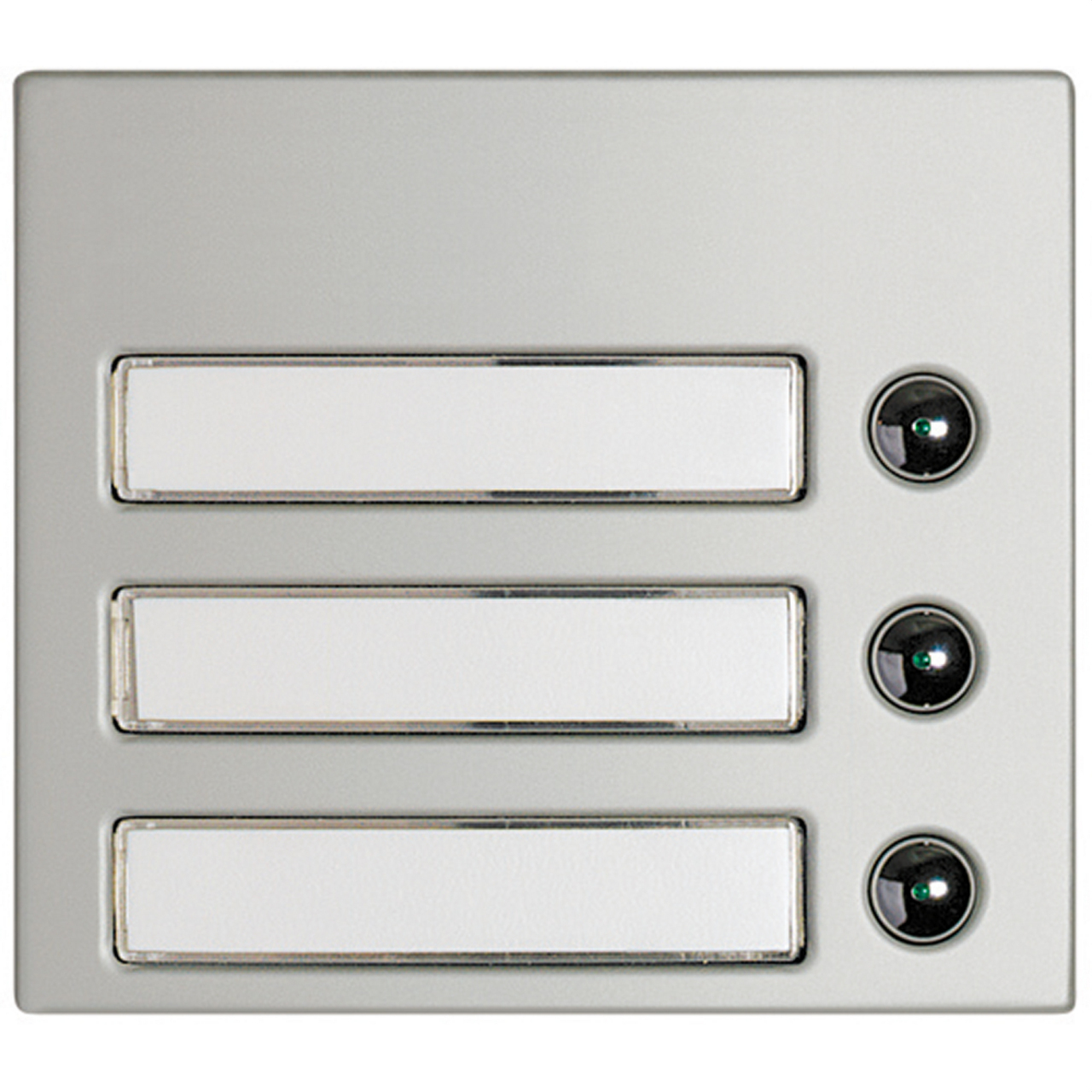 BTICINO - Frontal 3 pulsadores 1 columna aluminio SFERA - Imagen 3