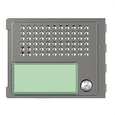 BTICINO - Placa frontal audio basico 1 pulsador 1 columna acabado Robur