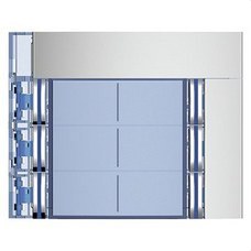BTICINO - Placa frontal pulsador 6 pulsadores 2 columnas acabado Allmetal