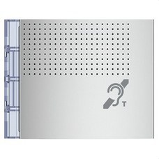 BTICINO - Placa teleloop síntesis de voz acabado Allmetal