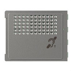 BTICINO - Placa frontal teleloop síntesis de voz acabado Robur