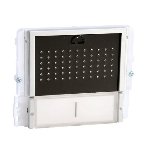 COMELIT - Módulo audio 2 pulsadores con tapa negro - Imagen 2