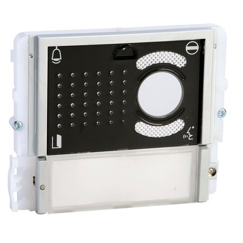 COMELIT - Módulo audio/vídeo 1 pulsador serie IKALL tapa negro - Imagen 2