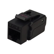 KEYNET SYSTEMS - Keystone Cat6 UTP 90° 50µ" HQ 110-TK5LM sin herramienta negro