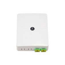 KEYNET SYSTEMS - Kit cajas FO 2p con 2 pigtails + 2 SC/APC tapa antipolvo 82x105x23mm ABS blanca