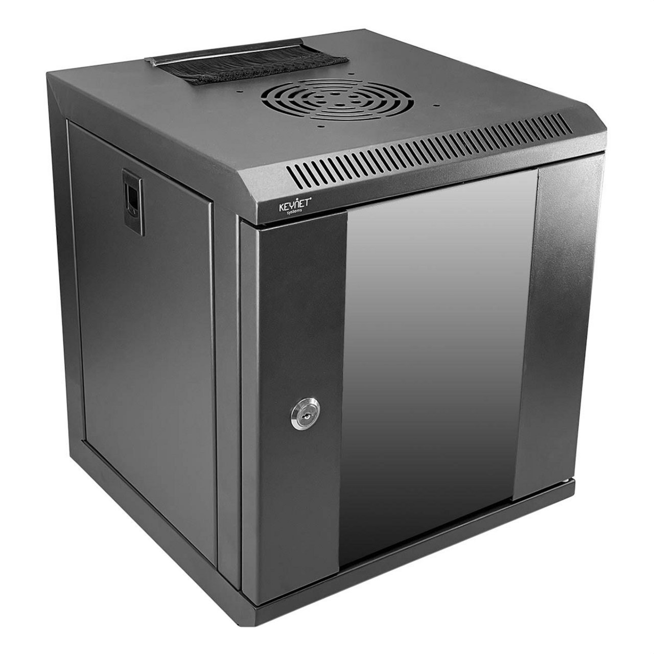 KEYNET SYSTEMS - Rack 10" pared 6Ux312x300mm incluye bandeja + panel 12 puertos vacío - Imagen 7