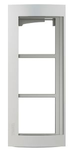 BTICINO - Soporte con 3 módulos acabado Allmetal - Imagen 2