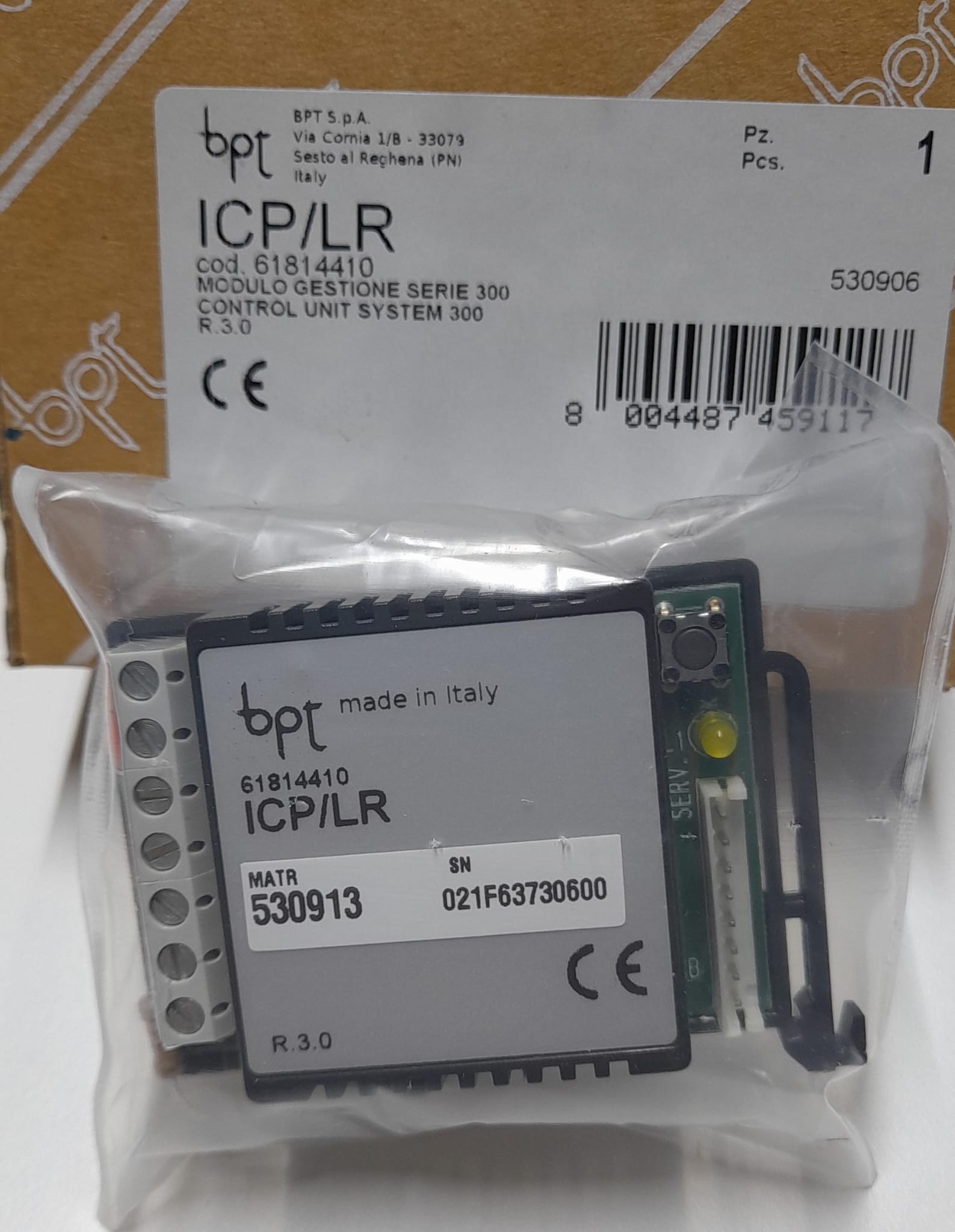 BPT - ICP/LR-MANAGEMENT UNIT