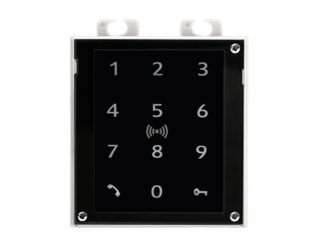 2N - 2N® IP Verso - Teclado táctil y lector RFID 125 kHz, 13,56 MHz, NFC, compatible con PICard