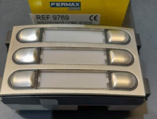 FERMAX - MODULO PULSADOR CITYMAX 1+NEUTRO 203 AGUAMAR