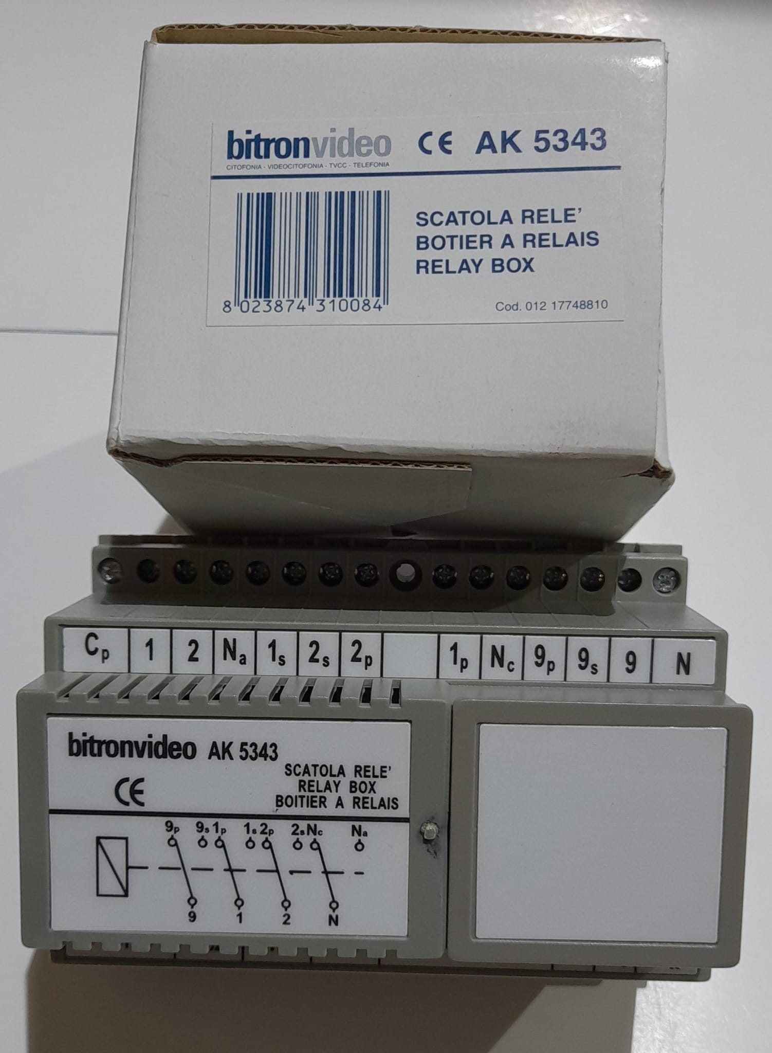 BITRON - SWcatola Relé per Impiante