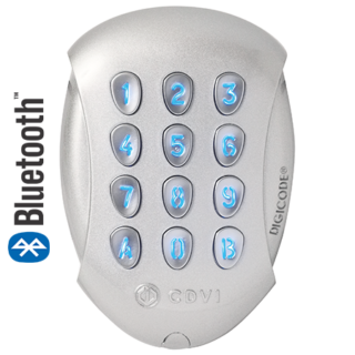 CDVI - TECLADO  DIGICODE® ALUMINIO ZAMAK- 2 RELE