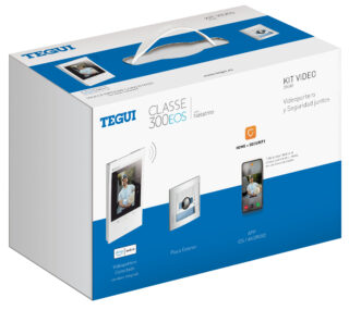 TEGUI - Kit manos libres unifamiliar Classe 300EOS BL y placa exterior SFERA NEW HQ