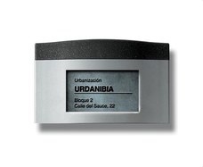 ALCAD - Módulo placa calle con tarjetero MTN-000