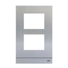 NIESSEN - Placa de calle 8 módulos tamaño 2/4 aluminio