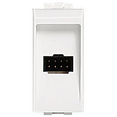 BTICINO - Toma 8 contactos LivingLight blanco