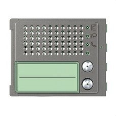 BTICINO - Placa frontal audio 2 pulsadores 1 columna acabado Robur