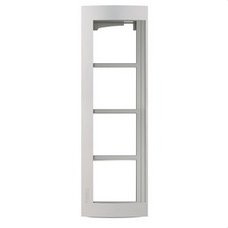 BTICINO - Soporte con 4 módulos acabado Allmetal