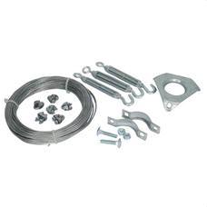 EKSELANS BY ITS - Kit de vientos 25m KVT cable acerado + sujetacables + enganche