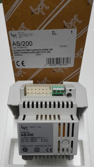 BPT - AS/200-POWER SUPPLIER 230V