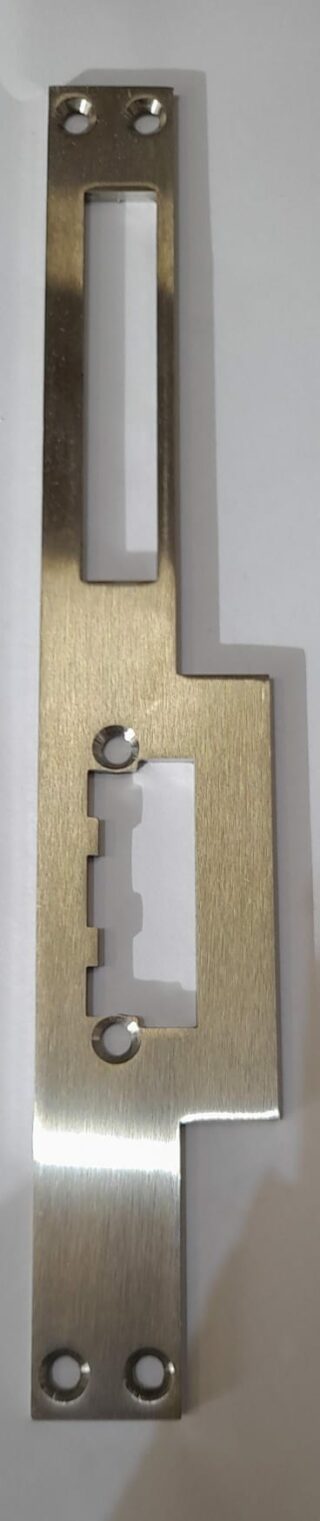 O&C - Escudo Largo Inox 38 Corte por Láser