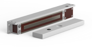 O&C - ME300SW0 (ME400) Serie M Cerradura electromagnética de sobreponer 2800N 12V/24V DC