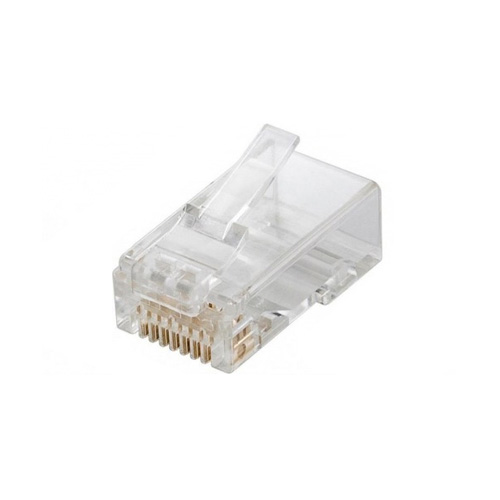 OPENETICS - Conector RJ45 Cat. 6A UTP macho EZ pasante para cable rígido y flexible AWG 23/24 - Imagen 2