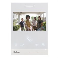 GOLMAR - Monitor 4.3" ART 4 XLITE/G2+ instalación digital "G2+" de 2 hilos no polarizados carcasa fabricada en plástico ABS color blanco