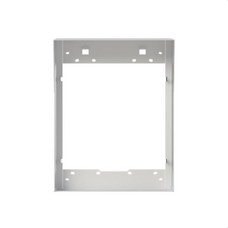 NIESSEN - Visera tamaño 2/4 para montaje en superficie de placa de calle aluminio