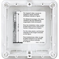 BTICINO - Caja empotrar 1 módulo ROBUR