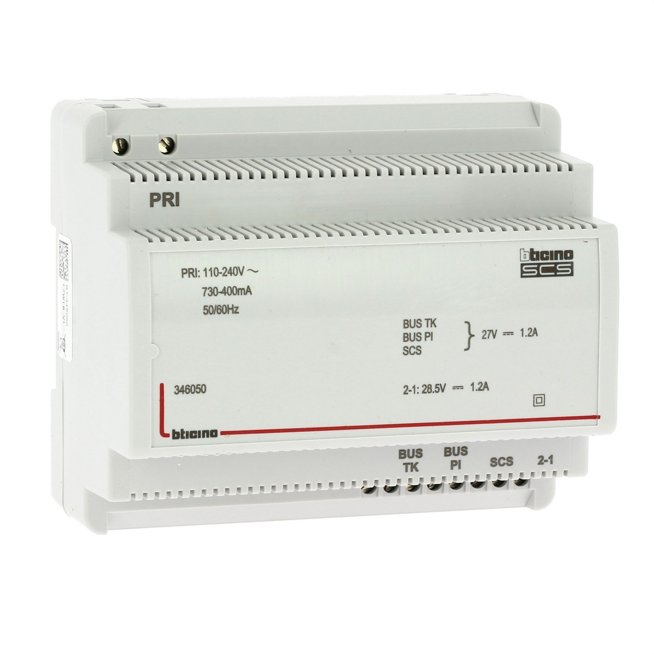 BTICINO - Alimentador con adaptador de vídeo 2 hilos 6DIN - Imagen 2