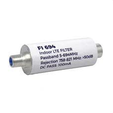 EKSELANS BY ITS - Filtro de rechazo banda Lte2 para instalación interior frecuencias de paso 5-694MHz rechazo <60dB en LTE 2