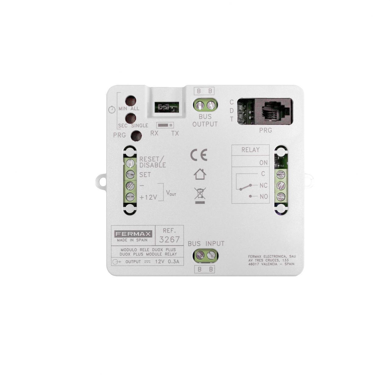 FERMAX - Relé DUOX PLUS para instalaciones DUOX PLUS configurables - Imagen 3