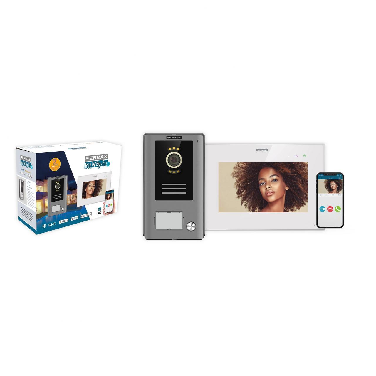 FERMAX - Kit video WAY-FI PLUS 7" 1/L - Imagen 2