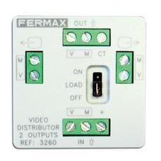 FERMAX - Mini distribuidor video para 2 salidas