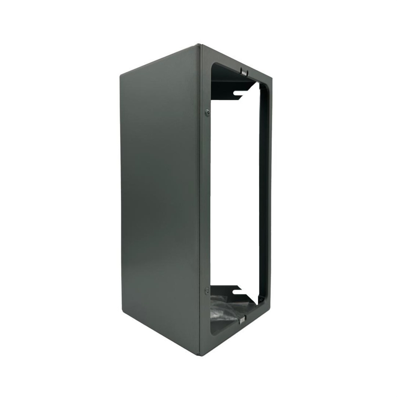 FERMAX - Soporte angular para placa de calle CORA de tamaño S6 oarientable 45º pared aluminio - Imagen 3