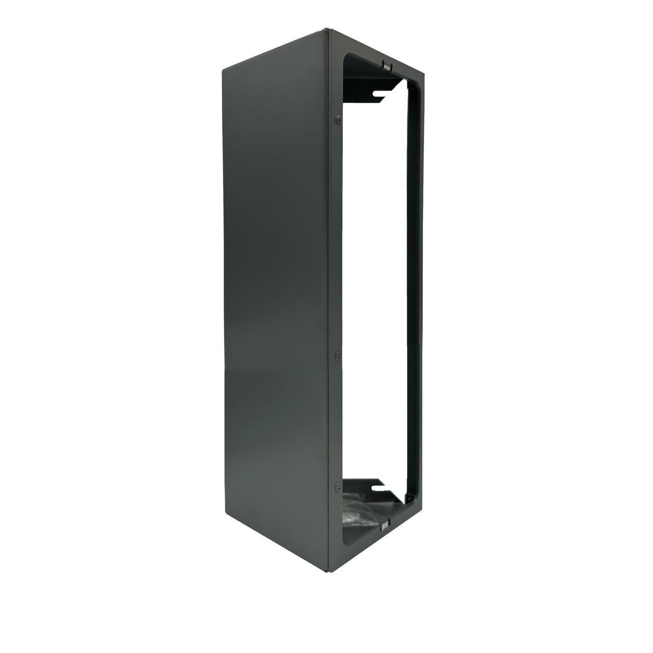 FERMAX - Soporte angular para placa de calle CORA de tamaño S8 orientable 45º pared aluminio - Imagen 4
