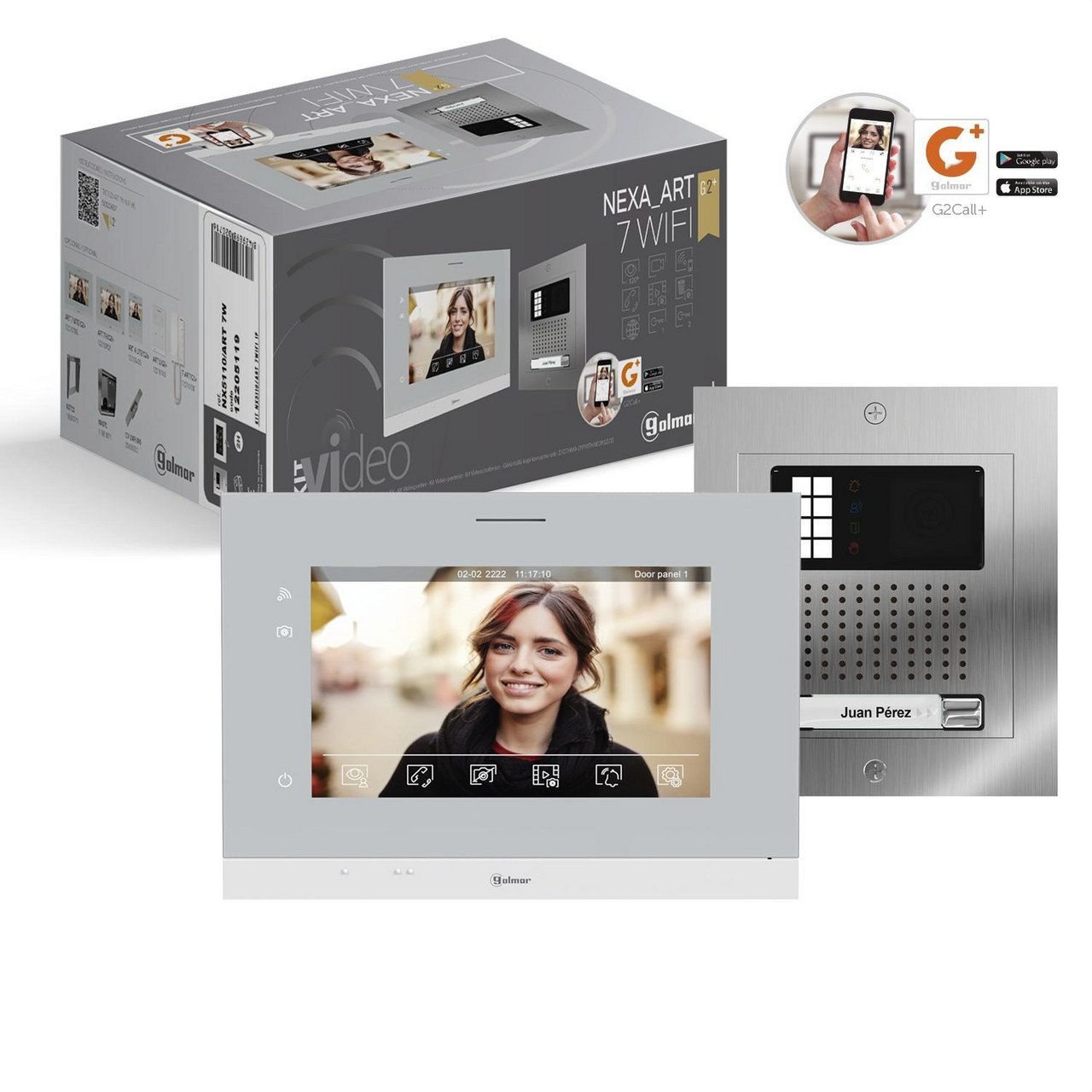 GOLMAR - Kit video NX5110/ART 7W 1P - Imagen 2