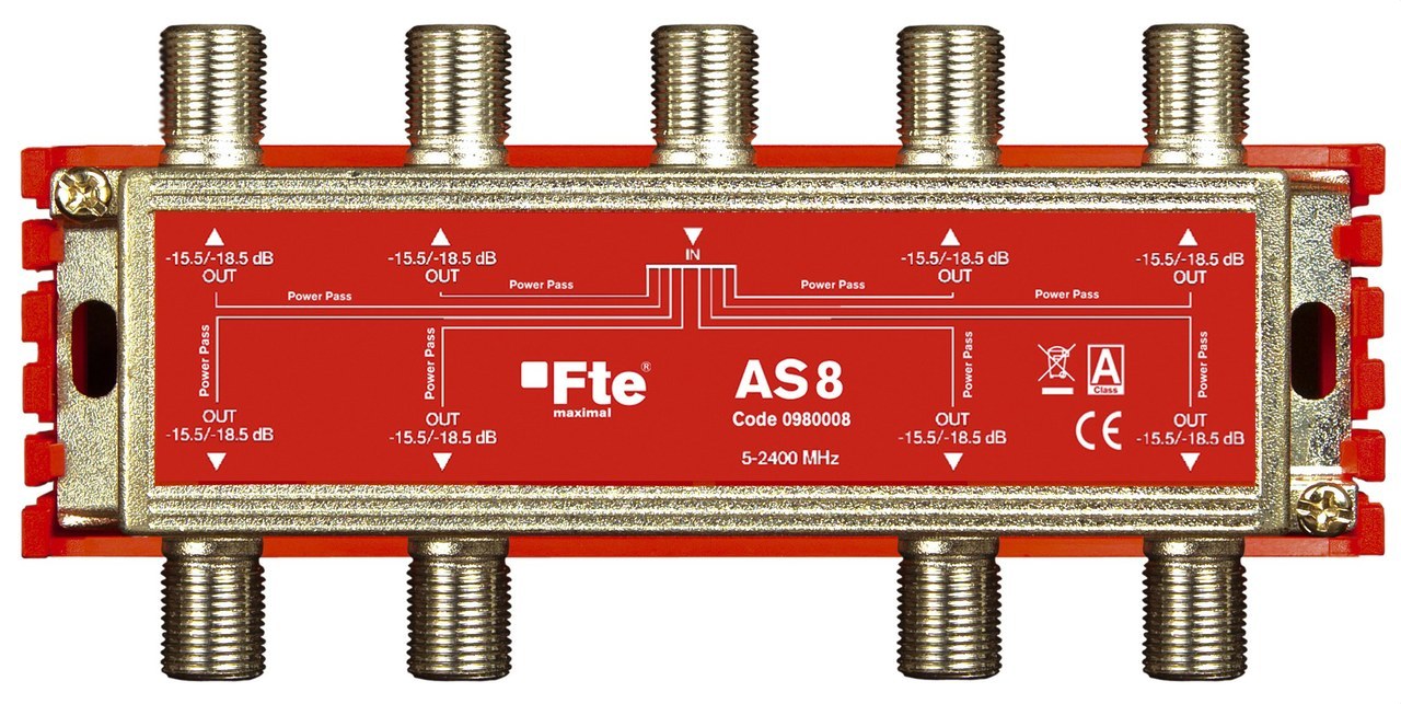 FTE-MAXIMAL - Repartidor as-8 conexión F 8 salida - Imagen 2