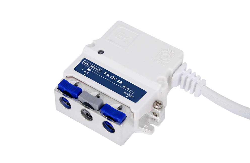 EKSELANS BY ITS - Fuente de alimentación conmutada, voltaje de salida: 12Vdc, corriente máxima: 300mA, con paso alimentación LNB (13-18Vdc/22KHz). 1 salida - Imagen 2