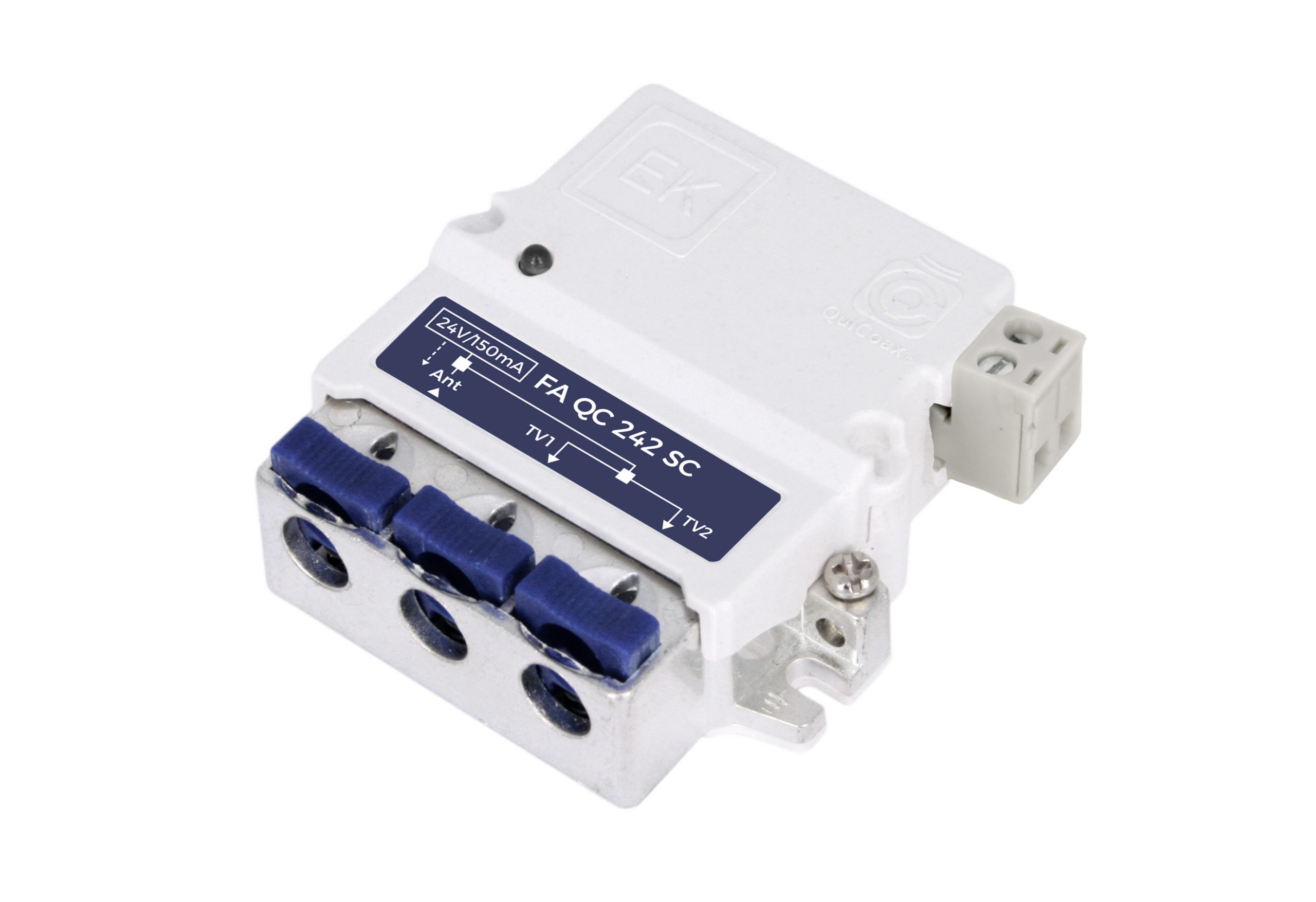 EKSELANS BY ITS - Fuente de alimentación conmutada con terminal (sin cable de red) voltaje de salida 24Vdc corriente máxima 150mA 2 salidas - Imagen 2